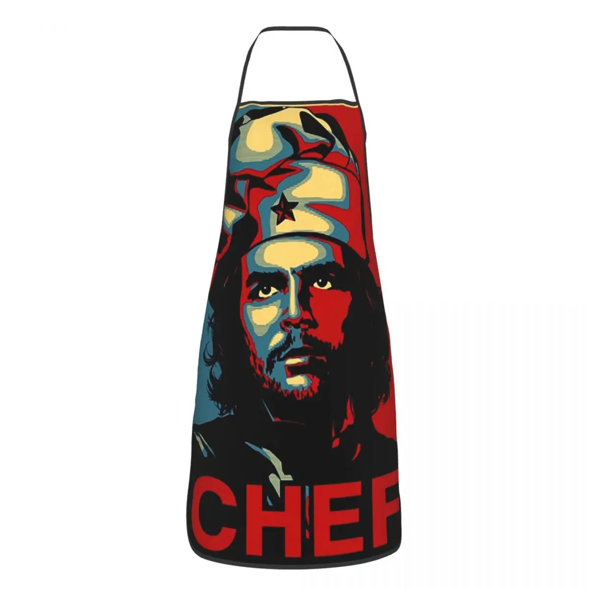 Che Guevara Aprons Chef Cooking Cuisine Tablier Sleeveless Bib Kitchen Cleaning Pinafore for Women Men Gardening