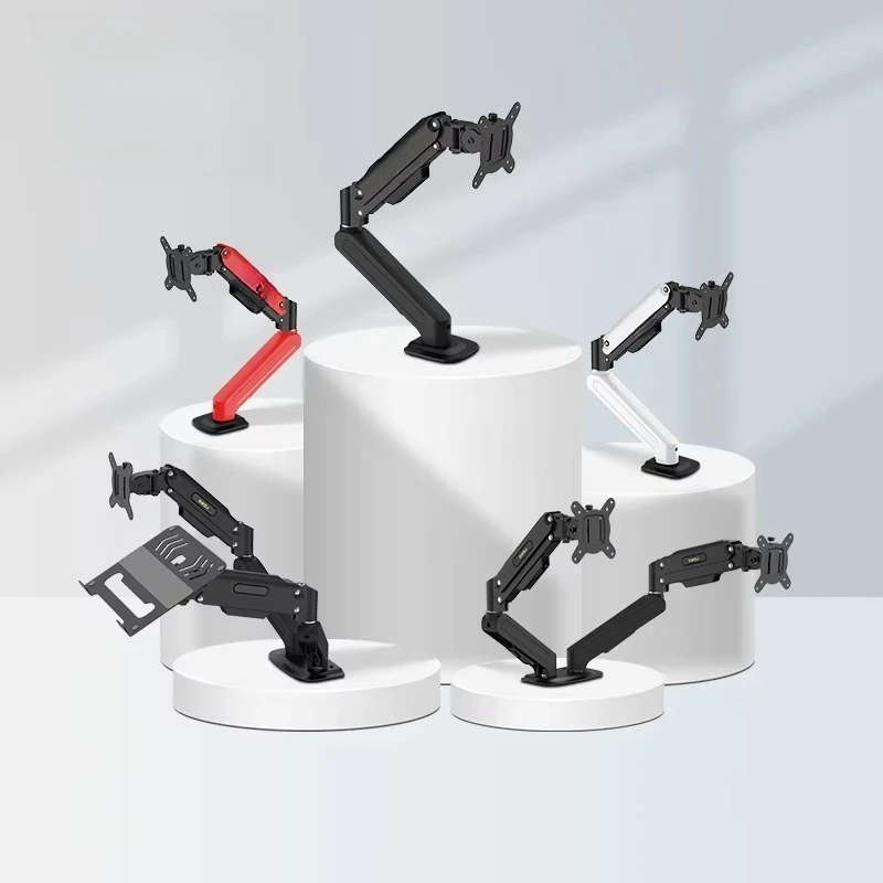 Suitable for 17-32 inch custom monitor installation gas spring monitor desktop bracket arm rotation 360 degrees load 2-9 kg