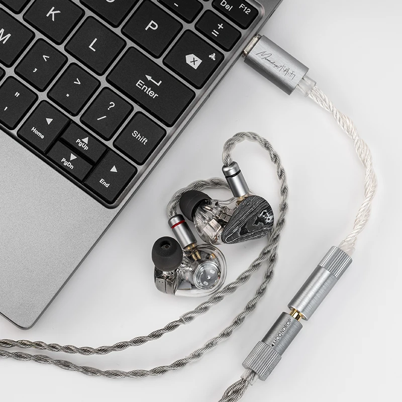 MOONDROP ECHO-A High-Resolution 3.5mm Single-Ended Portable DAC/AMP USB-C Decoder Amplifier