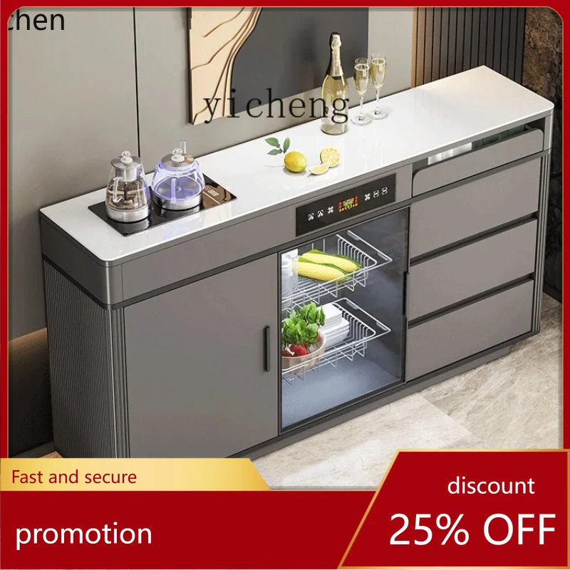 

Чайный шкаф-тумба HXL с интегрированным чайником для гостиной, домашний, компактный, настольный, приставной шкафчик