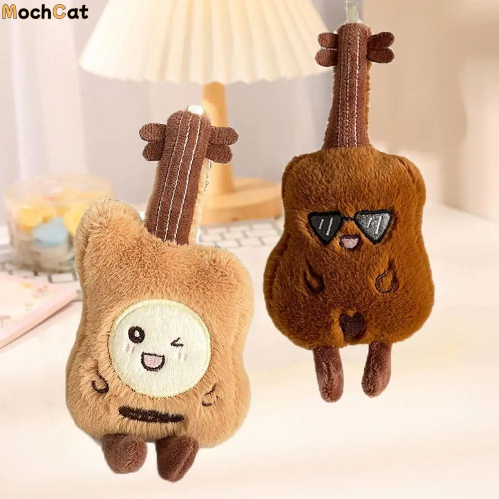 

Fashion Cartoon Guitar Plush Doll Pendant Violin Soft Guitar Plush Key Rings Cute Musical Instrument Guitar Plush Keychain Gifts