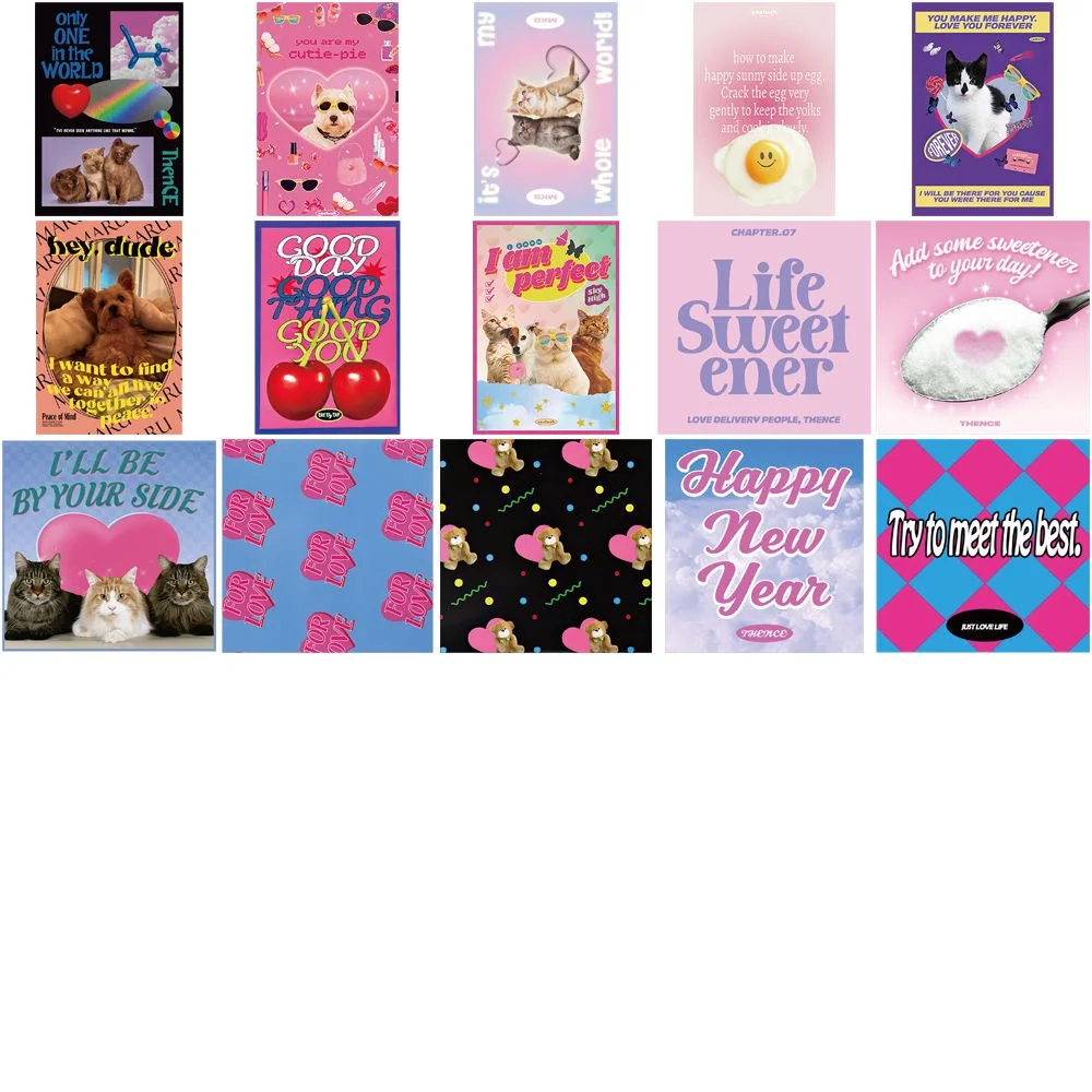 64PCS Retro Pink Girls Waterproof Graffiti Stickers for Helmet Bicycle Hand Account Pencil Case Decals view 5
