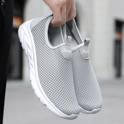 Men's Casual Breathable Mesh Shoes Summer Outdoor Non-slip Mens Shoes Comfortable Zapatos Hombres Light Weight Man Running Shoes