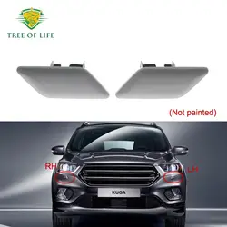 Unpainted New Front Bumper Headlight Washer Spray Nozzle Jet Cover Cap FOR FORD KUGA FL (FACELIFT) MK2 II 2016-2019 GV4413L018AC