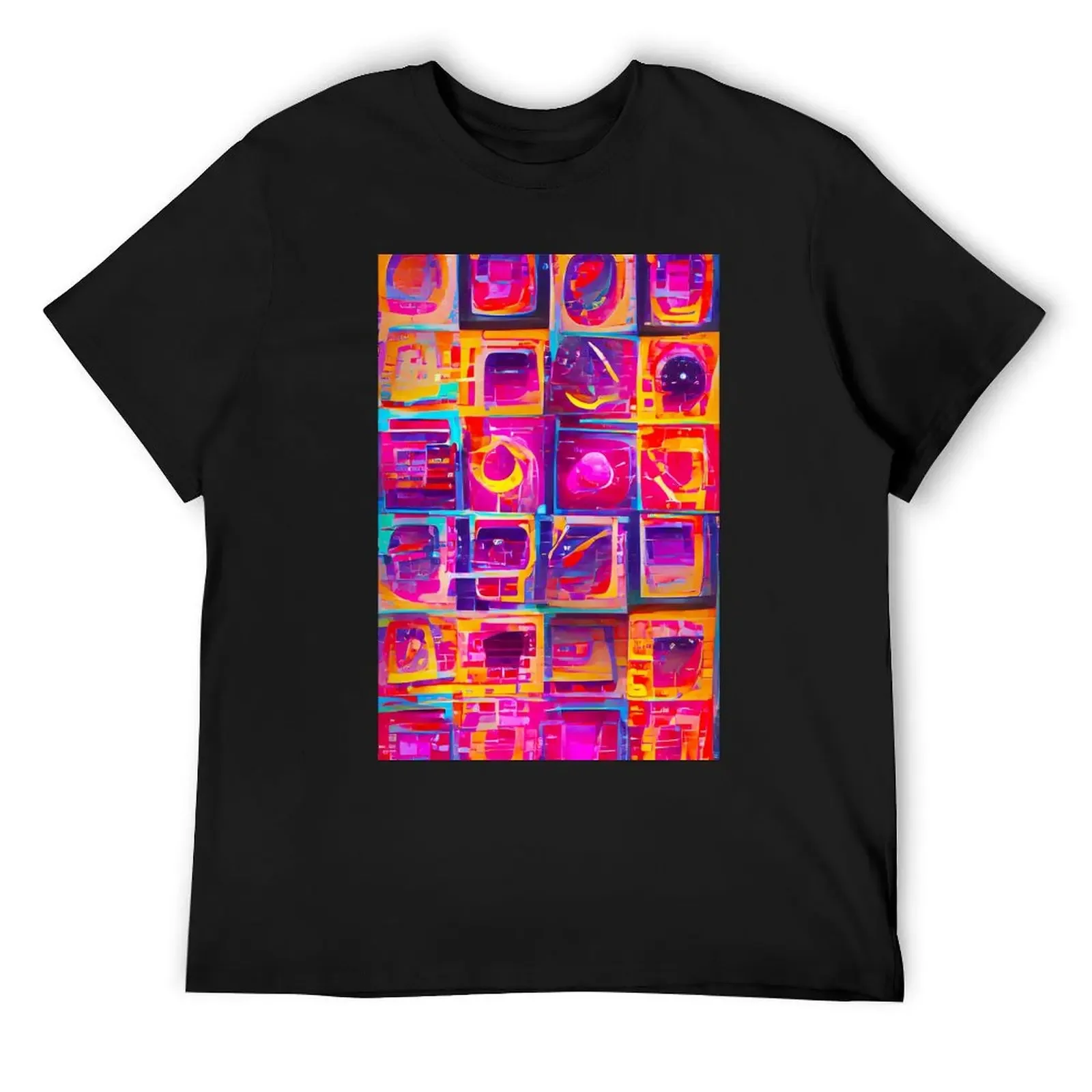 

Kandinsky Art T-Shirt anime stuff sports fans vintage clothes baggy shirts plain white t shirts men