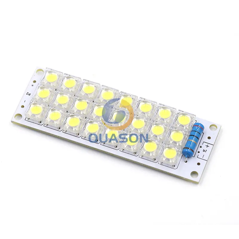 White Piranha LED Board 24 LEDs Light Panel USB Lamp Energy Saving LED Panel Super Bright 12V