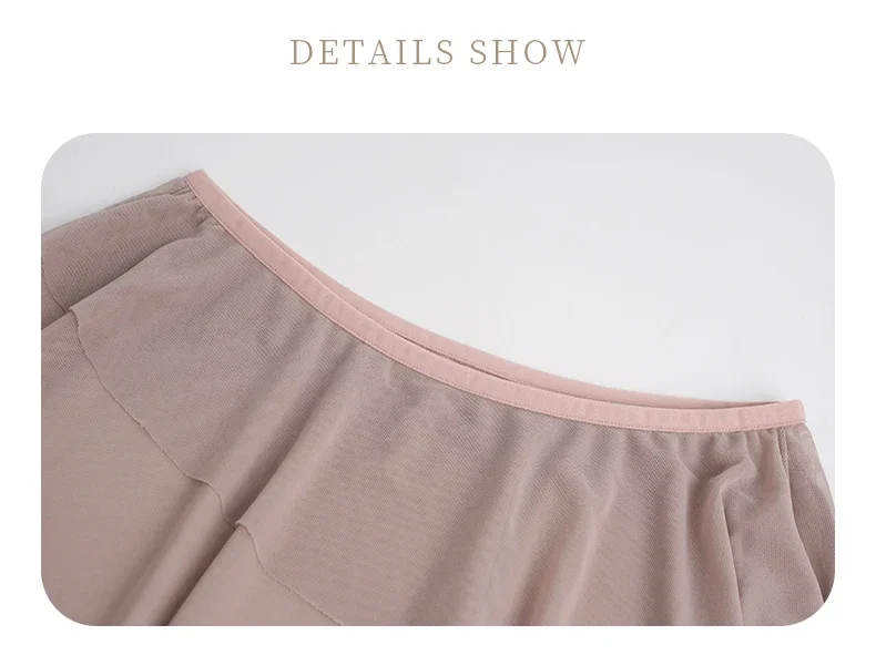 Ballettrock für Erwachsene, Übungs-Tutu, asymmetrischer Mesh-Tüll-Tanzrock für Damen – Detail 4