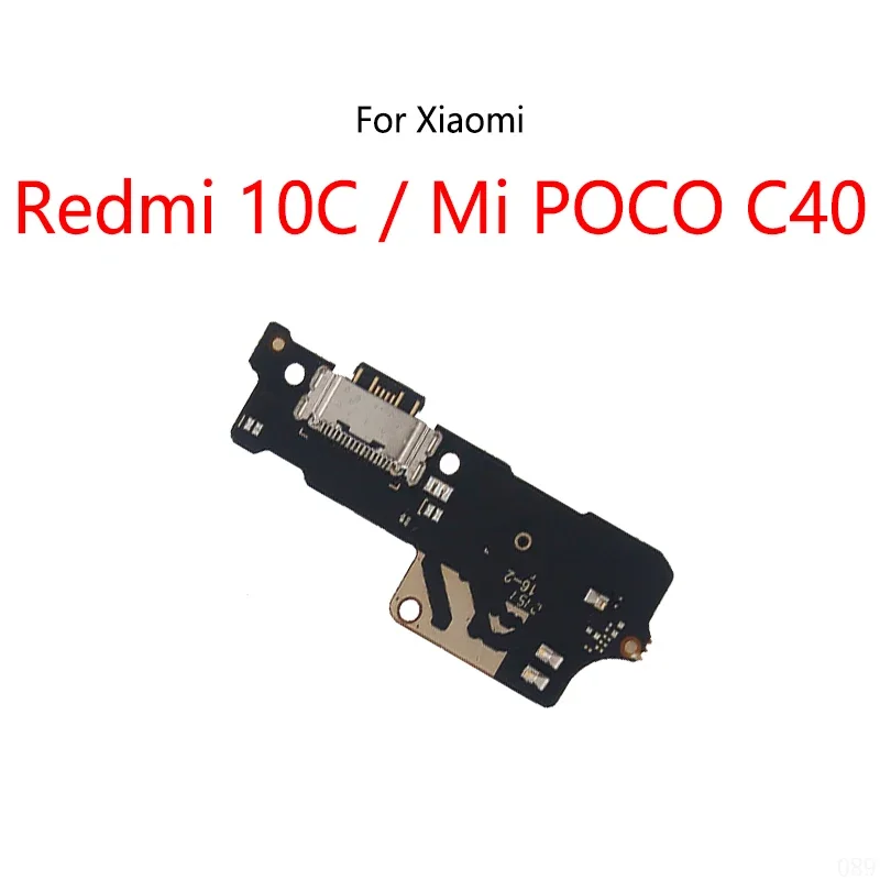 10PCs for Redmi 10C / Mi Poco C40 Pocophone USB charge dock port socket jack connector flex cable charging board module