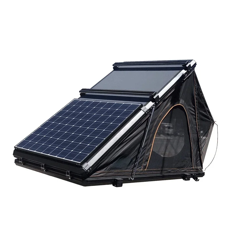 Custom Rollable Solar Cell 200w Solar Cell Price Waterproof Black OEM Thin Film Flexible Solar Panel For Rooftop Tent