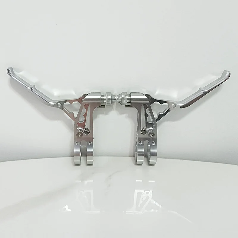 رافعة فرامل Taozik CNC، مقبض فرامل على شكل حرف V من سبائك الألومنيوم المجوف، مقبض فرامل قابل للطي للدراجات الجبلية، أجزاء إصلاح الدراجات #1