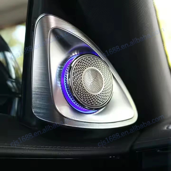 Multicolor LED 4D Rotating Tweeter Speaker with Ambient Light