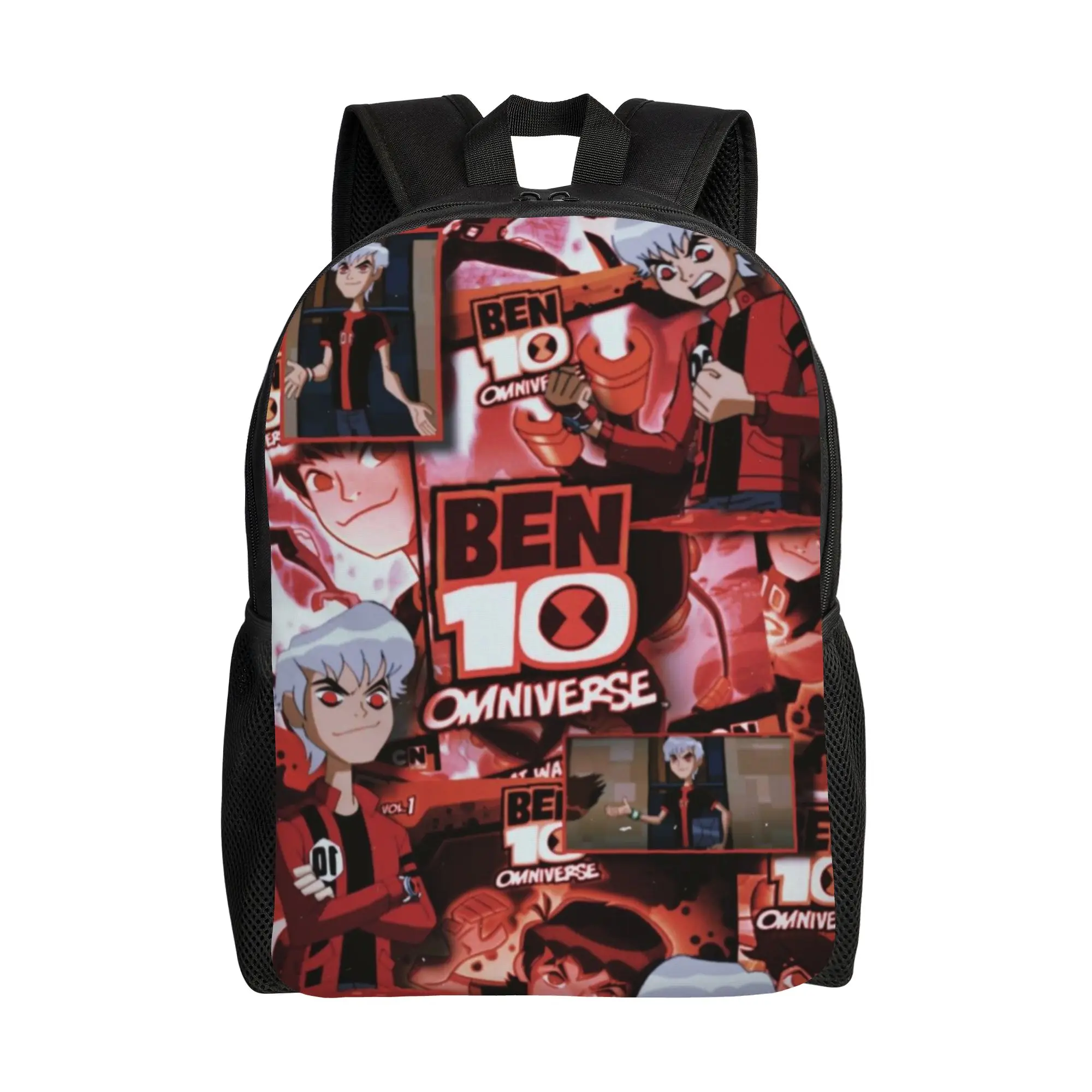 Backpack Back to school season Ben10 Omniverse Albedo Poster  Cool Backpack