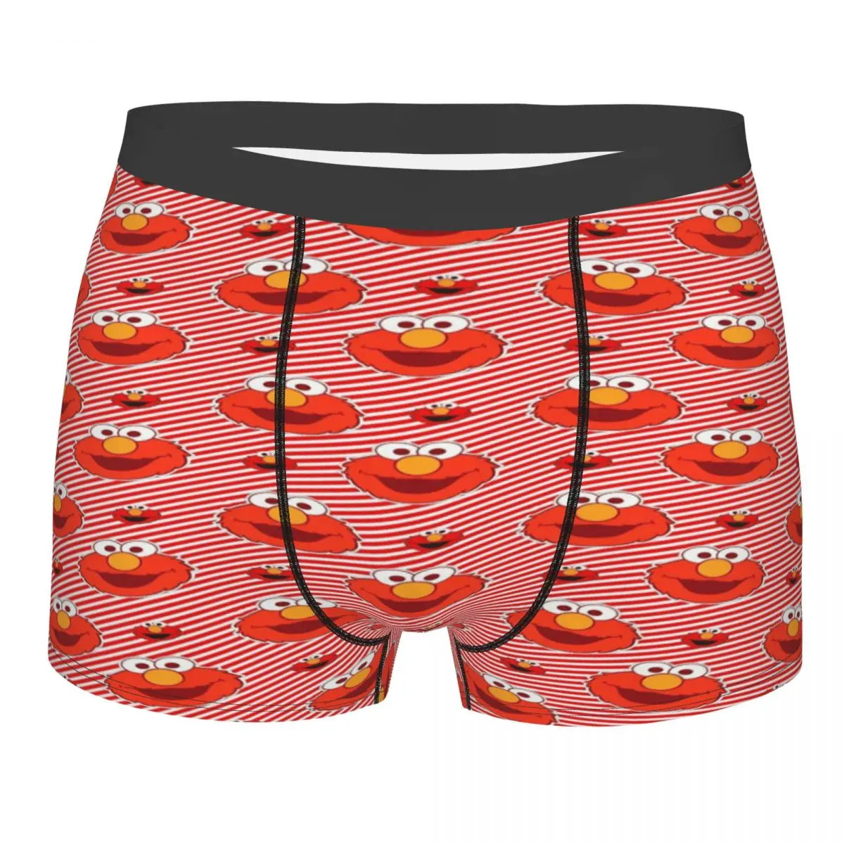 

Custom Cookie Monster ELMO Underwear Men Stretch Boxer Briefs Shorts Panties Soft Underpants For Male
