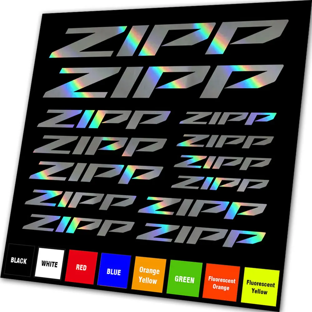 Kit For ZIPP Vinyl Die Cut Graphic Bike Bicycle Cycling  Frame Stickers Decal