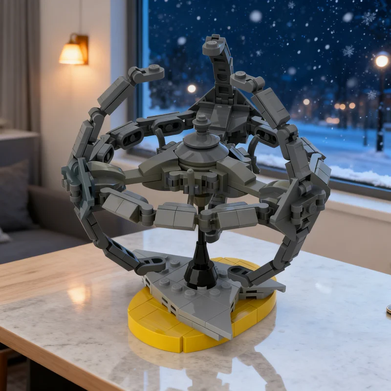 221-teiliges MOC Star Trek Deep Space Nine Raumschiff-Modell Bausatz Kreatives Set Sammlerstück Hobby-Spielzeug Geschenk für Sammler
