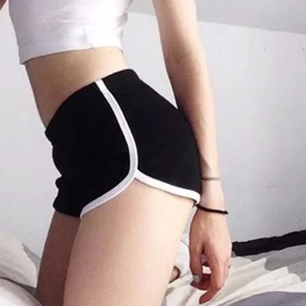 1Set Woman Yoga Shorts High Quality Elastic Sports Casual Running Cycling Hiking Ball Games Leisure Wear Beach Shorts