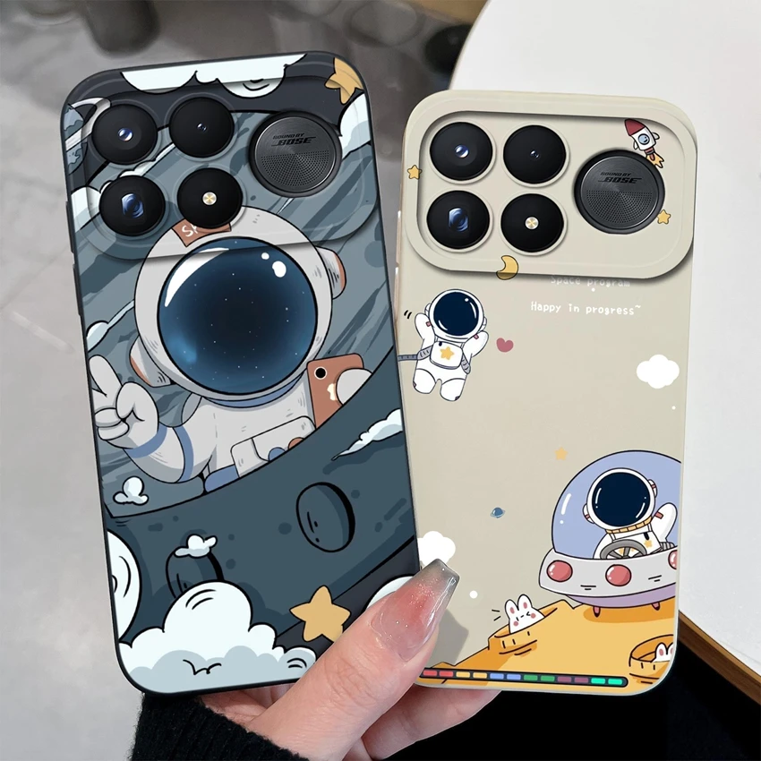 Lovely Dinosaur Cover For Xiaomi Poco F9 Pro F9 Ultra Case Scratch Resistance Advanced Shockproof Soft Silicone Phone Protectors