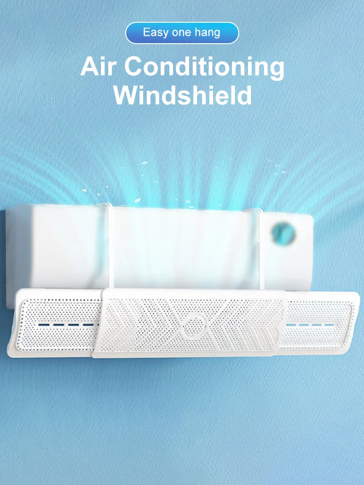 Air Conditioning Wind Shield Infant Anti Direct Blowing Scalable Adjustable Wind Guide Cover Outlet Baffle Windshield Dust Cover