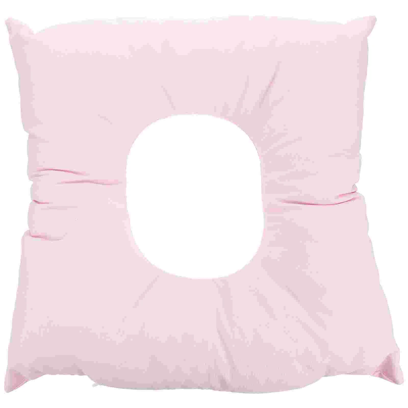 Face Down Pad Beauty Salon Body Pillow Bed Cover Mats Square Pillows Pink Massage Parlors Cotton