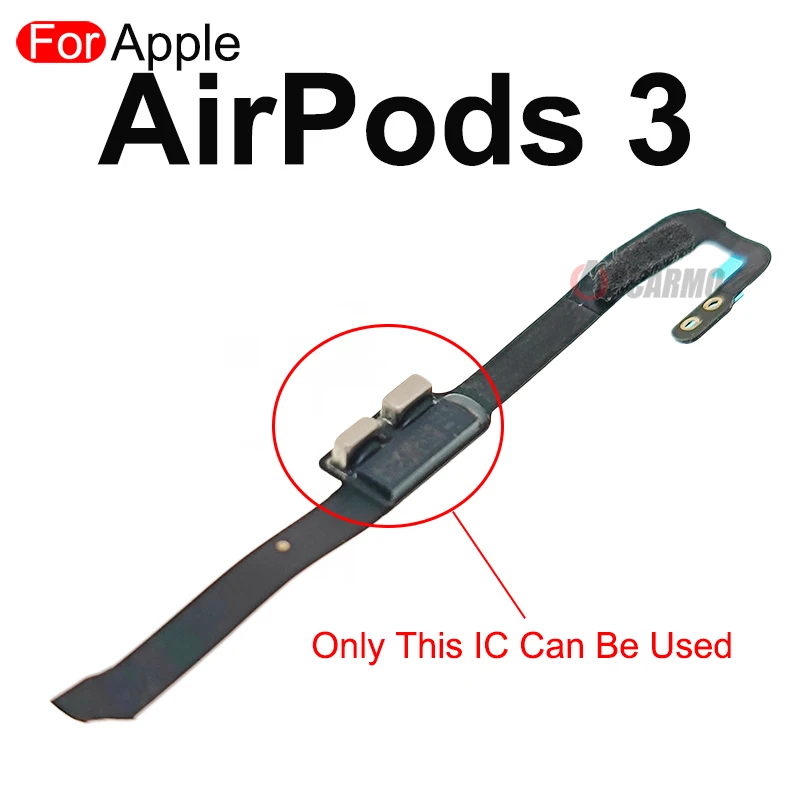 Aocarmo For AirPods 3 Charging Control IC Chip Resolve Inability To Connect Unable To Charge No Pop-Up Repair Replacement Part