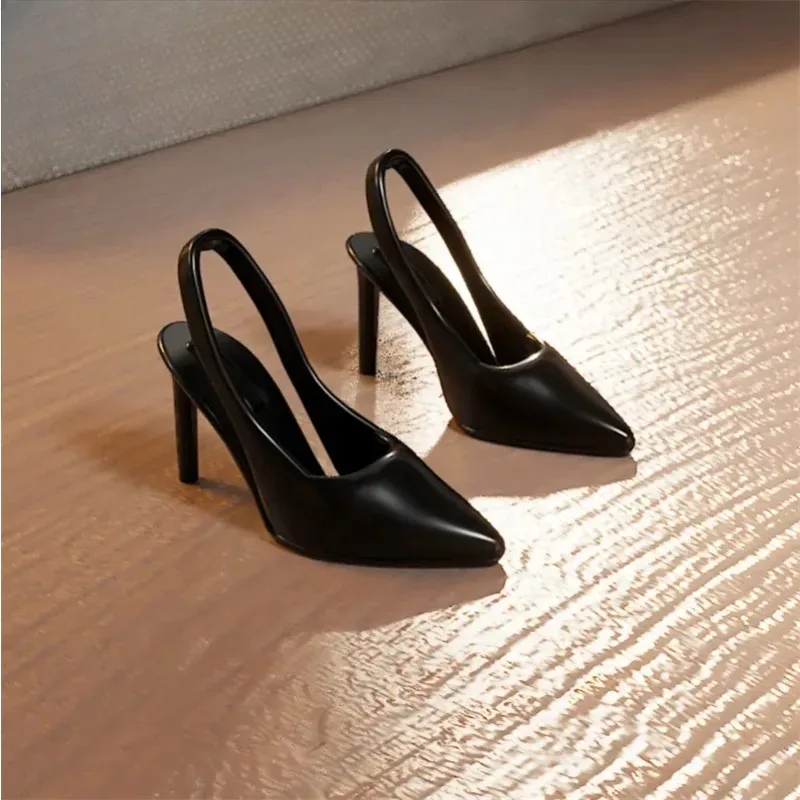 1/6 Scale Multicolor Sexy Pointed-Toe Female Soldier Thin Heel High Heels Hollow Shoes Model for 12'' Action Figure Body Decor