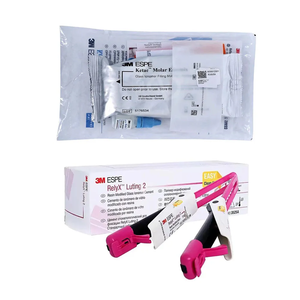 

3M Ketac Molar Easymix Dental Tooth Root Canal Restoration Filling RelyX Luting Cement Resin Modified Glass Ionomer Adhesive