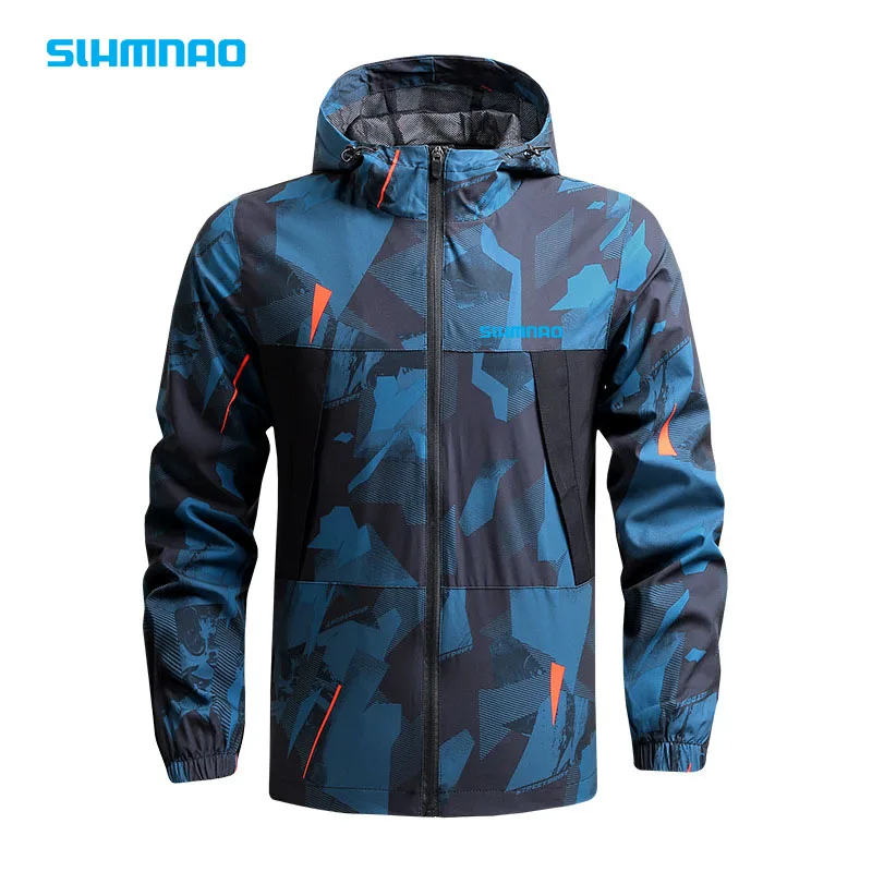 

2024Fishing suit, bicycle jacket, windproof motorcycle, off-road bike clothing, Jersey bike, men's casual beach windbreaker