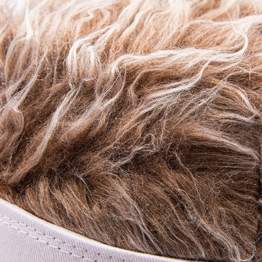 الأداء الإبداعي شعر مستعار جولف قبعة بيسبول الهيب هوب قبعة الشمس مضحك بطة اللسان قبعة الشمس الرجال والنساء وأشار شعر مستعار قبعة #3