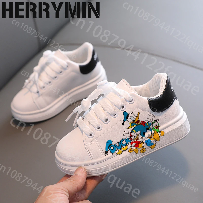 

Donald Duck Girl boy baby Soft shoes Fashion Children Sneakers Cartoon Student Running Casual Sports Shoes Gift
