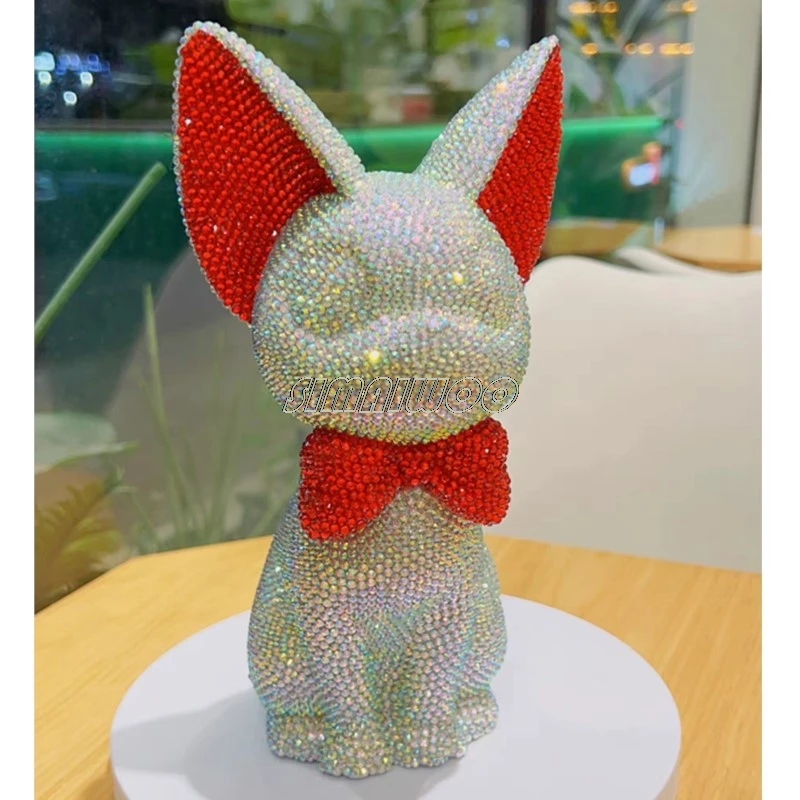 DIY Rhinestone Coin Storage Egypt Beauty Cat Home Exhibition Statue Shinning Mosaic Crystal Handcraft Cross Stitch Luxury Gift