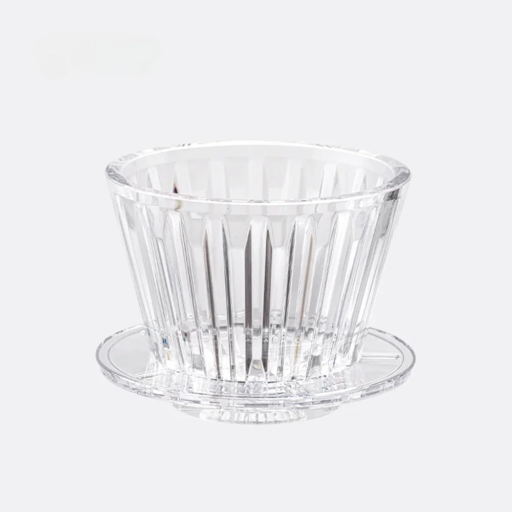 

TIMEMORE B75 Basket Coffee Dripper Crystal Eye Pour Over Coffee Filter PCTG 1-2Cups Coffee Maker Flat Bottom Increase Uniformity