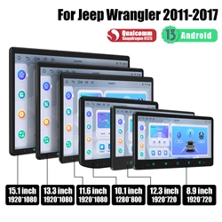 Joying Car Radio for Jeep Wrangler JK 2011-2018 Upgrade Android 13 Floating Stereo 8.9