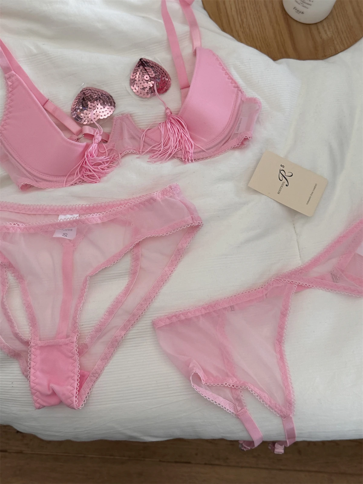 

Полый бюстгальтер, нижнее белье, женское нижнее белье с трусами, сексуальный костюм пуш-ап большого размера с подушечками, комплект с бюстгальтером