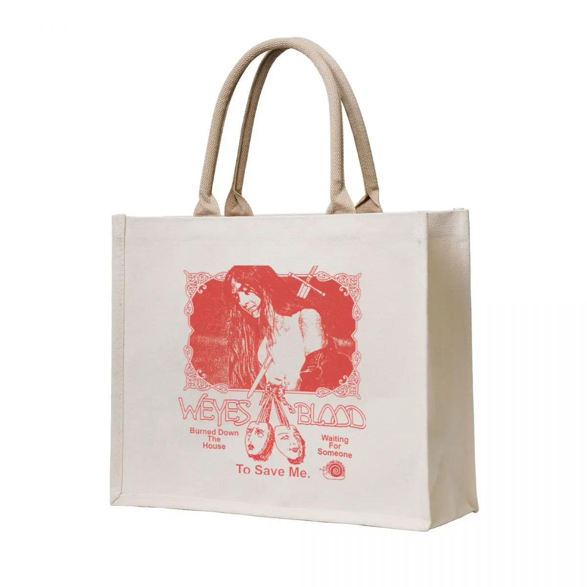 

weyes blood Tote Bag tote bag canvas Women's beach bags Beach bag woman shopping