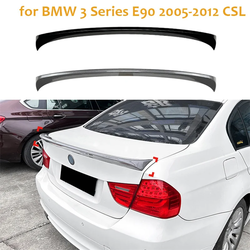 

Car ABS Rear Trunk Boot Lip Spoiler Roof Wings Lip Spoilers For BMW 3 series E90 CSL Sedan 2005-2011 Tail Tailgate Splitter Lip