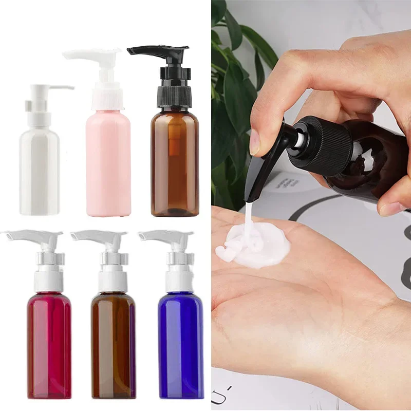 50Pcs 30ml/50ml/100ml/150ml Plastic Pump Bottle With Pump Head Empty PET Plastic Container For Shampoo Body Wash Body Lotion