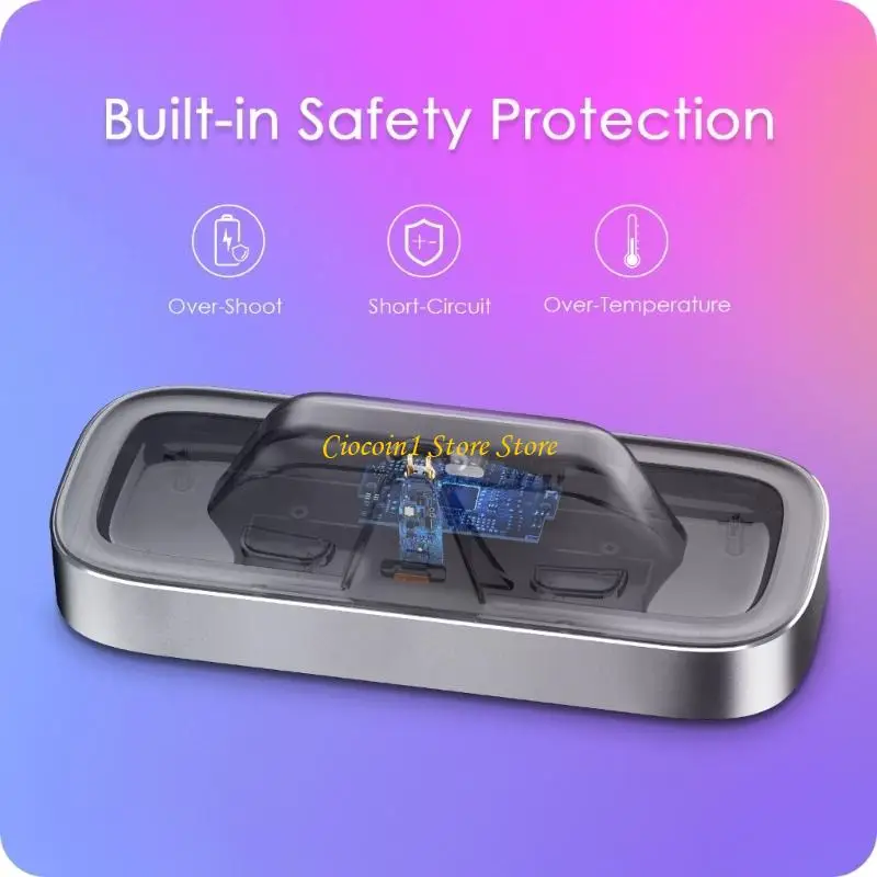 A3PC Charging Base for Glasses Featuring Safety Protections