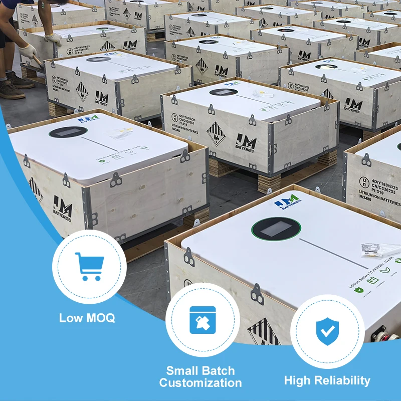 JM OEM ODM 51.2V 300Ah Lithium Ion Battery Bank Accept Customized 15kWh LiFePO4 Deep Cycle Batteries 8000 Cycles 10-Year