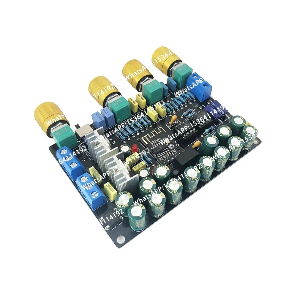 Bluetooth Preamp 2.0 Channel Tone Board HIFI Decoding 5532 2604 OP AMP Sound Tuning Board AC12-18V