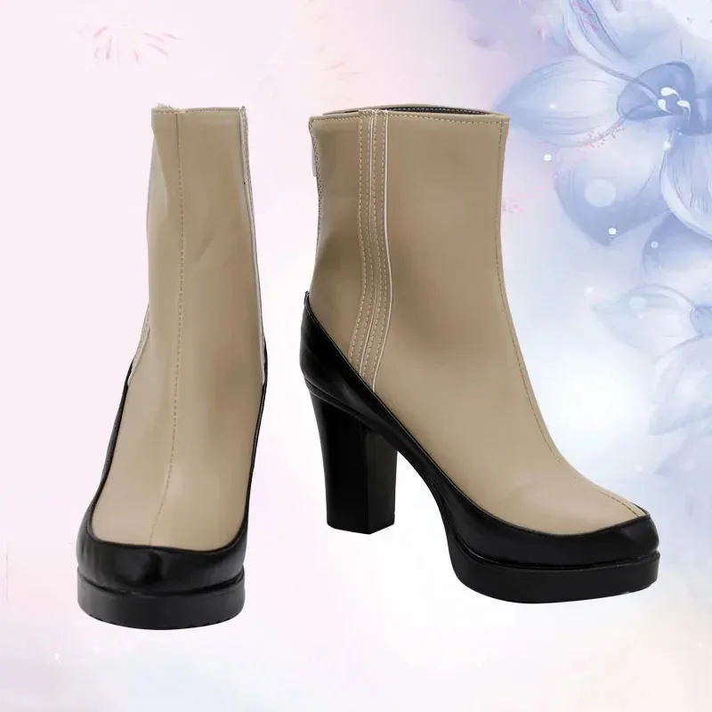 

Новый аниме forger, повседневные красные туфли-свитер для косплея, коричневые короткие сапоги, аксессуар для костюма на Хэллоуин, костюм йорк-принцессы на высоком каблуке2025