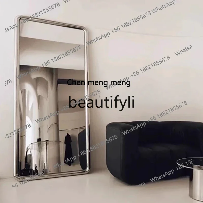Full-body full-length mirror household vertical floor, thin beauty fitting mirror clothing store large mirror