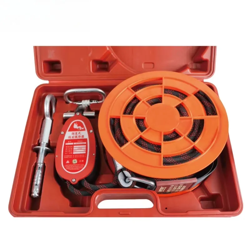 Descensores flexibles para escape de incendios, equipo de rescate de incendios en altura para protección del hogar, accesorios básicos contra incendios