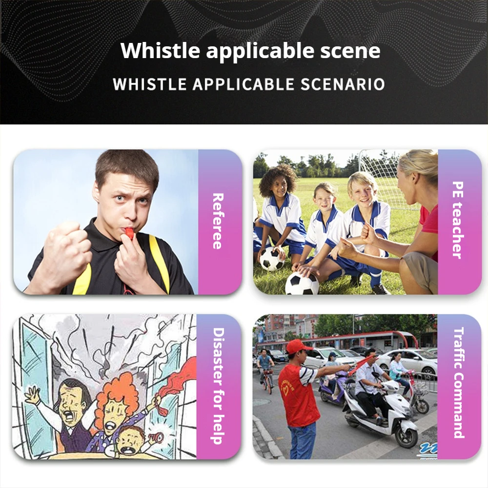 صفارة رياضية على شكل دولفين بصوت عالٍ، صفارة الحكم في الهواء الطلق لتدريب كرة السلة وكرة القدم للأطفال، معدات المعلم البولي ايثيلين