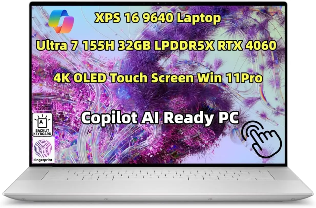 

Новый мощный ноутбук XPS 16 9640 с ИИ, 16 ядер Ultra 7 155H, 32 ГБ ОЗУ, 1 ТБ SSD, графика Geforce RTX 4060, веб-камера, подсветка клавиатуры, сканер отпечатков пальцев