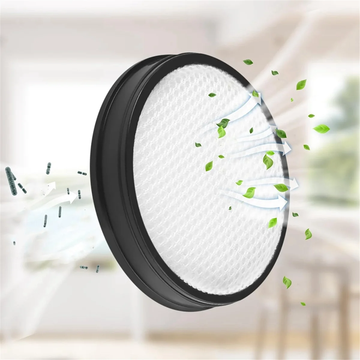 4 peças de substituição de filtro de vácuo 6 peças, almofadas de filtro de vácuo para aspirador de pó com fio Inse I5, para aspirador de pó sem fio V70