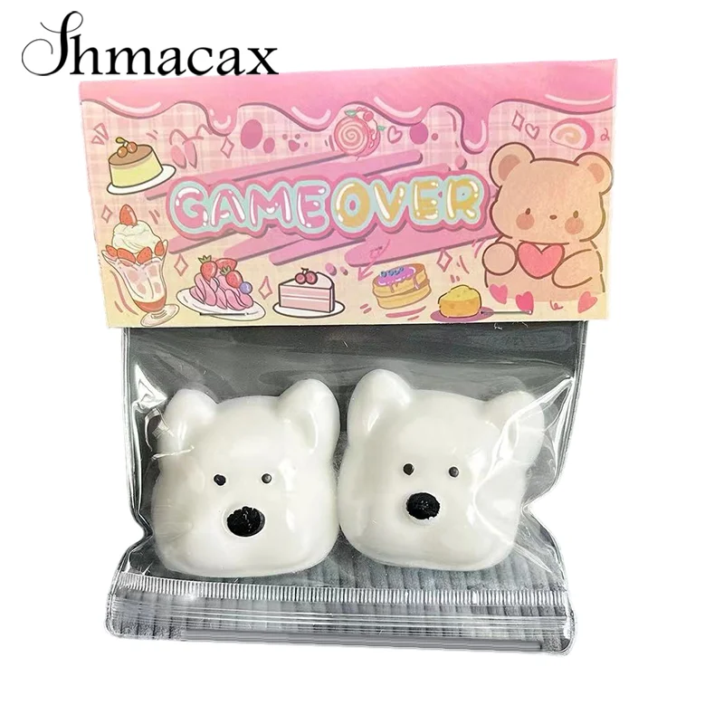 Cute Little Dog Head Squishy Toy Lovely Squeeze Slow Rebound Toy Cartoon Soft Mochi Toys Stress Release Hand Relax Gifts