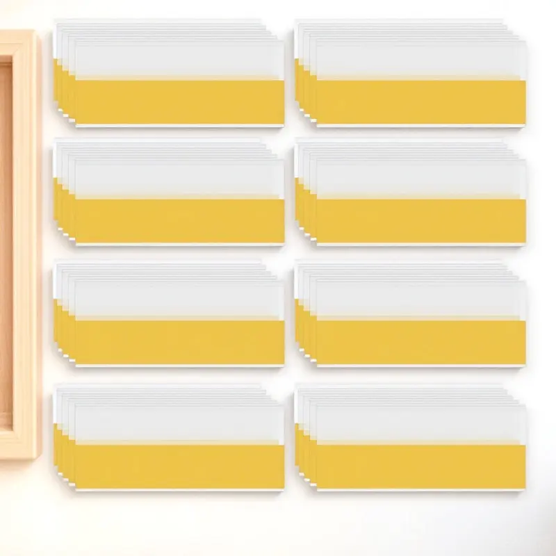 

50 шт. прозрачных держателей ценников из ПВХ для супермаркетов, магазинов, розничной торговли, держатели для этикеток и ценников