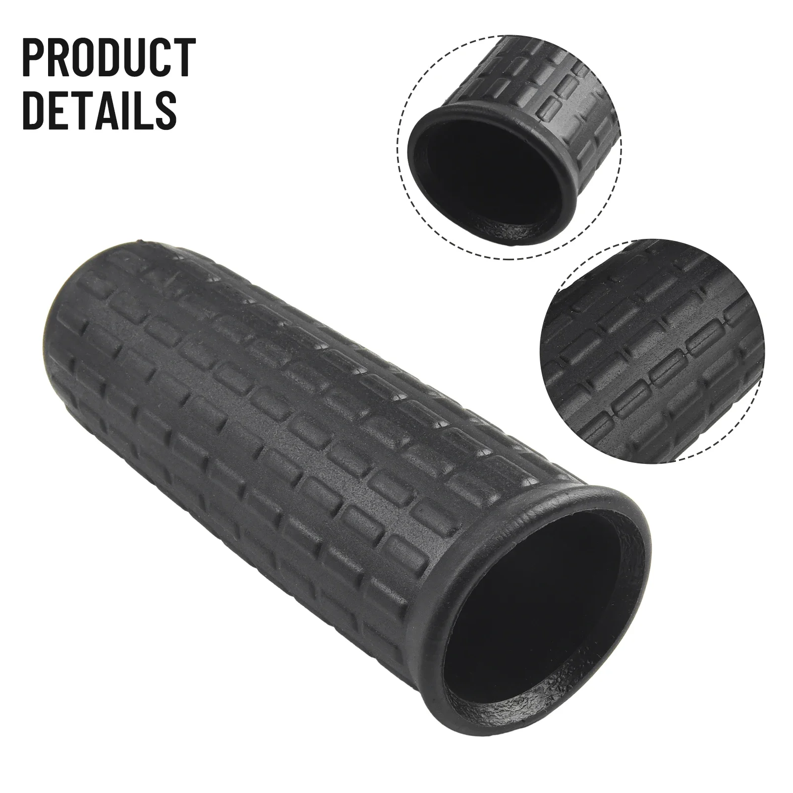 Imagem -05 - Tampa de Borracha para Carrinho de Mão Tampa Plástica do Punho Sulco à Prova de Intempéries Antiderrapante Absorção de Choque Aderência Firme 30 mm Peças