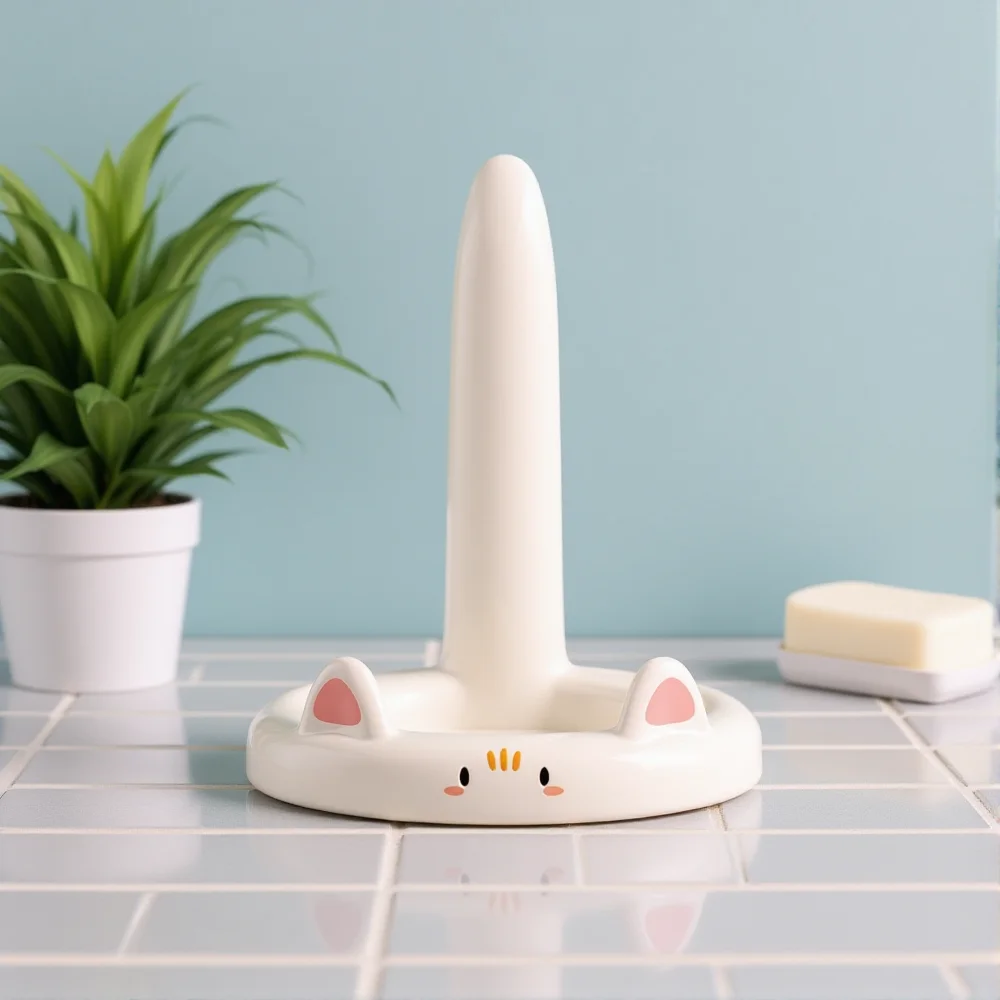 タブレットスタンドアクセサリー多機能デスクトップ電話ホルダー漫画猫携帯電話ホルダーかわいいプラスチック電話スタンド家庭用