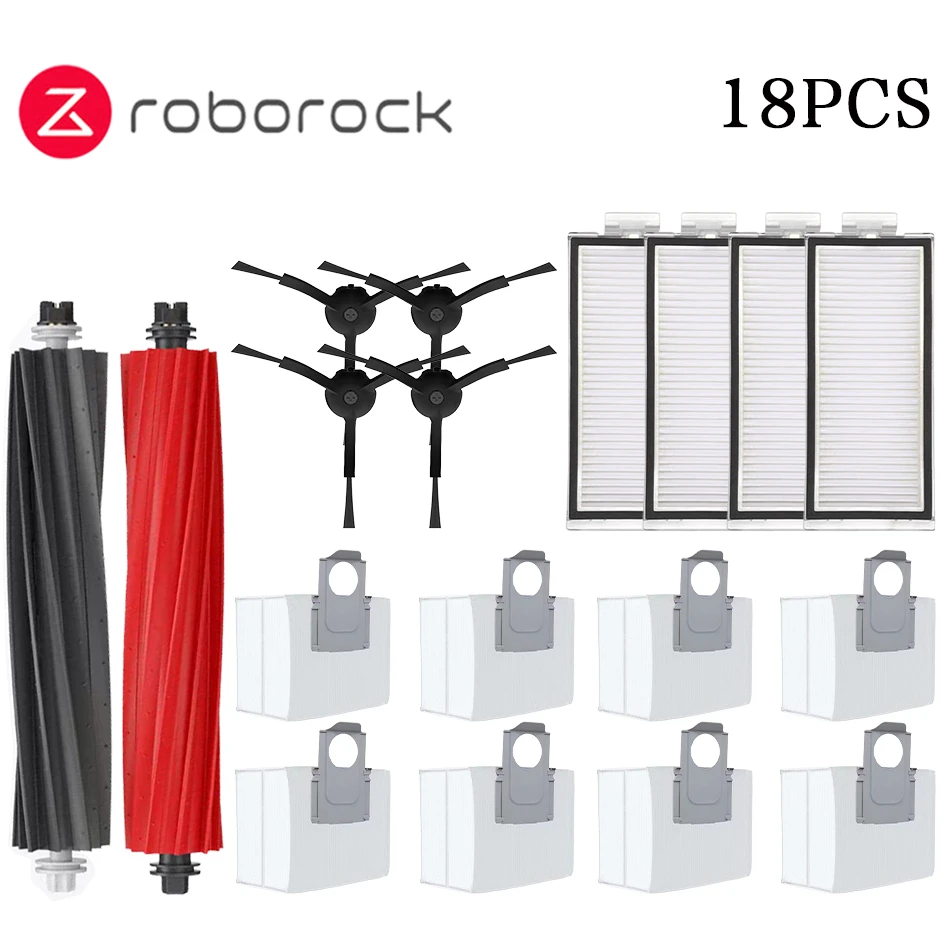Roborock Q8 Max Q8 Max Plus Q8 Max+ Q5 Pro Q5 Pro Plus Ersatzteile Zubehör Hauptseitenbürste Hepa-Filter Mopp Staubbeutel